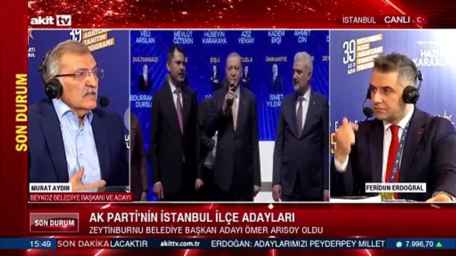 Beykoz Belediye Başkan ve Adayı Murat Aydın hedeflerini anlattı