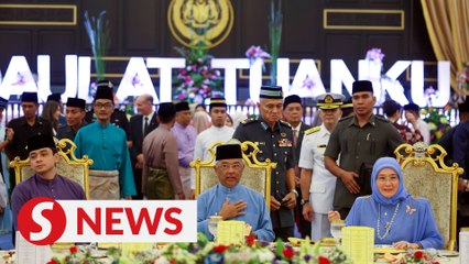 King, Queen grace royal tea reception