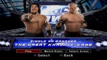 WWE Kane vs The Great Khali SmackDown 27 August 2007 | SmackDown vs Raw 2008 PCSX2