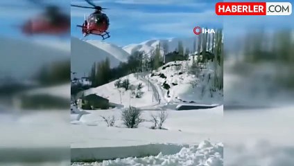 Ambulans helikopter 7 aylık Miraç Efe Eren için havalandı