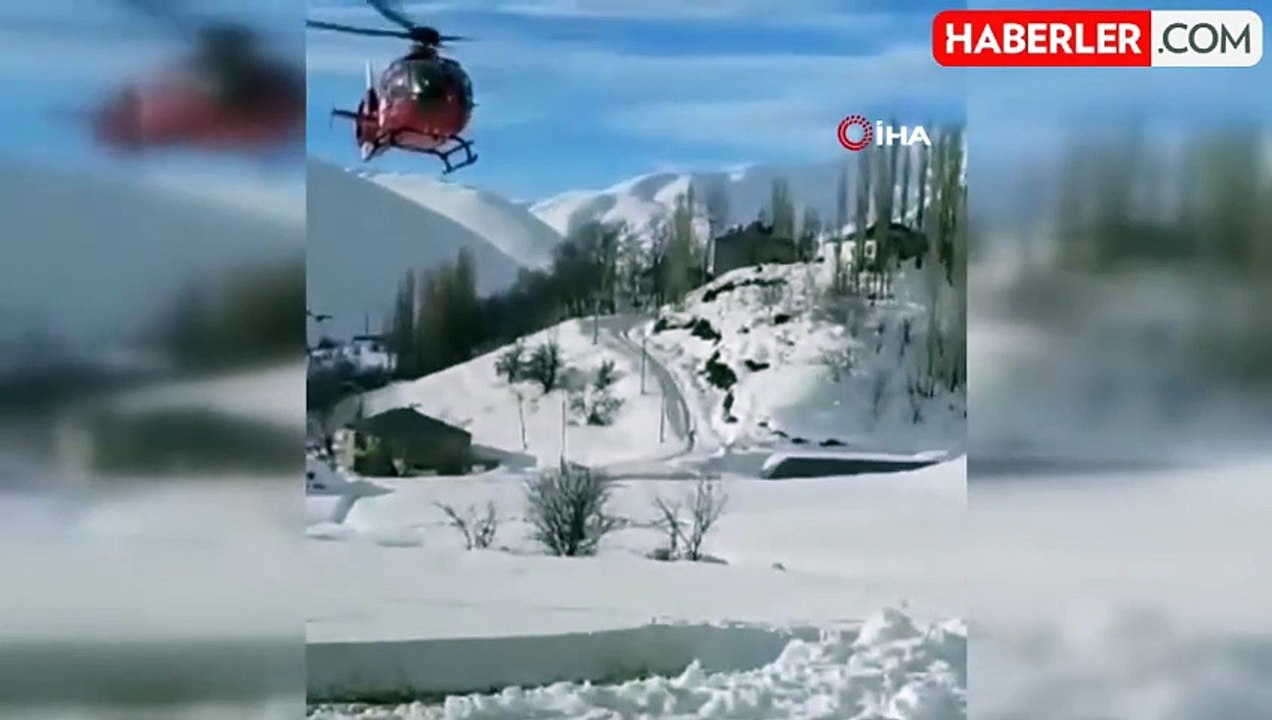 Ambulans helikopter 7 aylık Miraç Efe Eren için havalandı