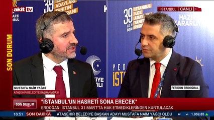Ataşehir Belediye Başkan Adayı Mustafa Naim Yağcı hedeflerini anlattı