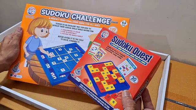 Unboxing and Review of Ratnas Sudoku Challenge Senior Number Puzzle Game for gift