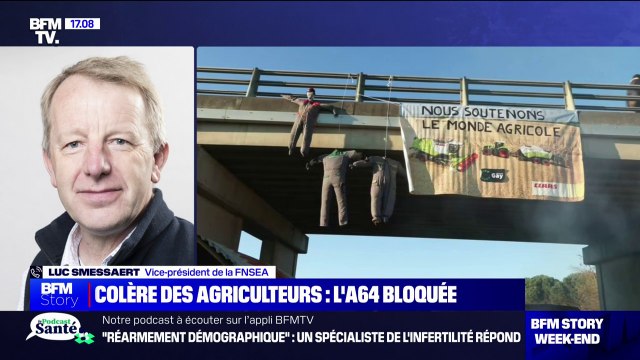 Colère des agriculteurs: le vice-président de la FNSEA juge que les politiques n'ont pas pris au sérieux les appels de détresse