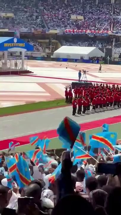Moïse MBIYE s'est produit au stade des Martyrs à l'investiture de Félix Tshisekedi