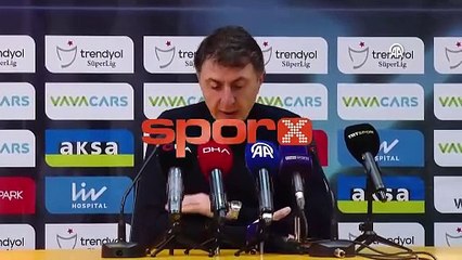 Şota Arveladze: "Maçı bırakmadık, 10 kişi puan aldık"