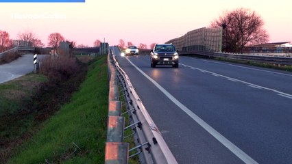 Fleximan a Padova, tranciato l?autovelox di Carceri11