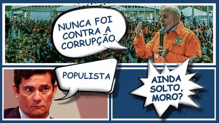 NÃO APRENDE: PERTO DA POSSÍVEL CASSAÇÃO, MORO TENTA LACRAR COM LULA E É DETONADO | Cortes 247