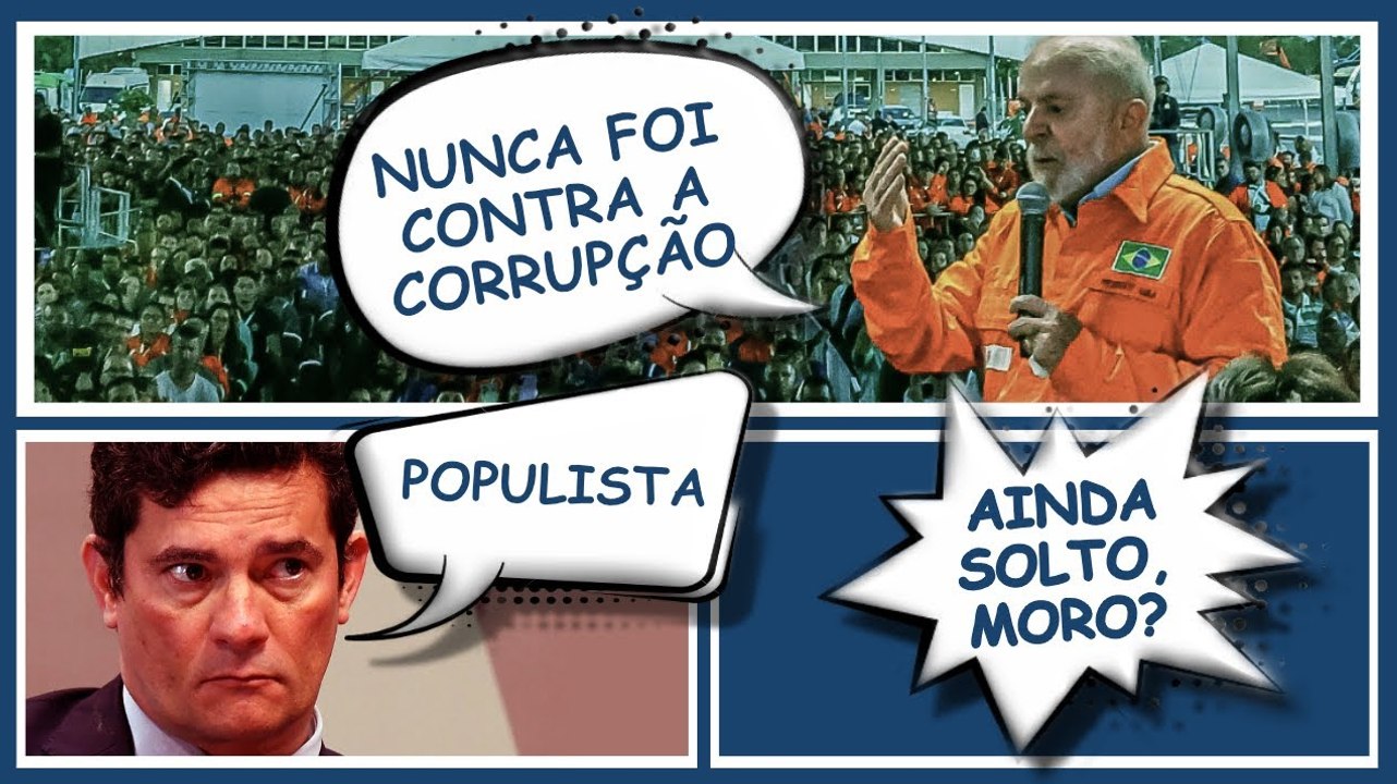 NÃO APRENDE: PERTO DA POSSÍVEL CASSAÇÃO, MORO TENTA LACRAR COM LULA E É DETONADO | Cortes 247
