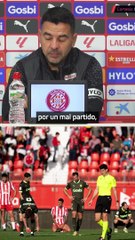 Míchel: "El equipo está haciendo una temporada histórica y por un mal partido no pasa nada"