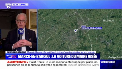 "Ce n'est pas normal qu'on en arrive là": Bernard Gérard, maire de Marcq-en-Barœul, a porté plainte après le sectionnement de ses câbles de freinage