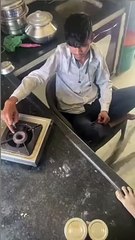 Lighting a gas stove with static electricity