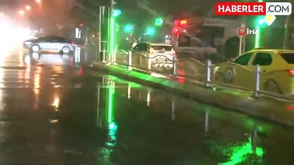 Kar yağışı nedeniyle trafiğe çıkmaları yasaklanan motorlara denetim
