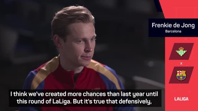 Barca must improve defensive concentration - De Jong