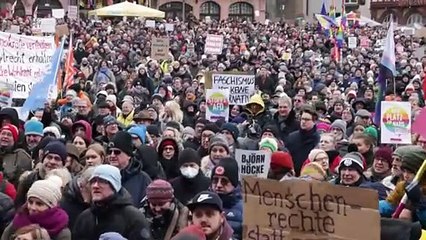 Cerca de 250.000 manifestantes se movilizan en Alemania contra la ultraderecha
