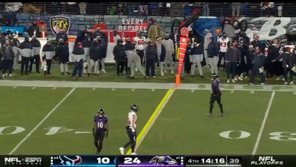 下载视频: Houston Texans vs. Baltimore Ravens HIGHLIGHTs 4TH-QTR _ AFC Divisional Playoffs - January 20_ 2024