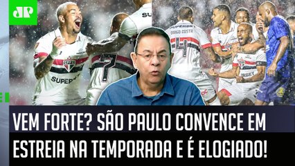 "FOI UM BOM COMEÇO DO SÃO PAULO! VENCEU com TRANQUILIDADE e..." 3 a 1 no Santo André é ELOGIADO!