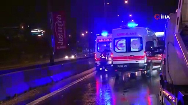 Maltepe'de 4 aracın karıştığı kazada, 4 kişi yaralandı