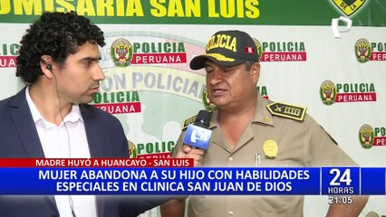 ¡Estaba en Huancayo! Ubican a mujer que abandonó a su hijo con habilidades especiales