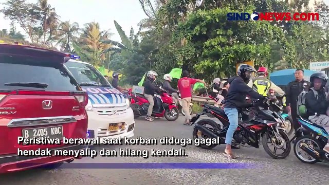 Gagal Nyalip, Pemotor di Bogor Tewas Terlindas Truk Tangki