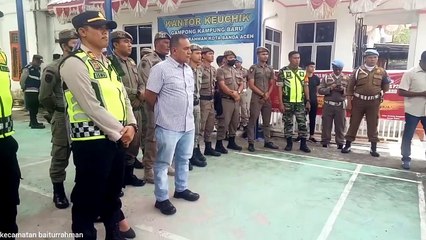 demo warga kampung baru