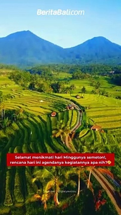 Selamat menikmati hari Minggunya semeton!, rencana hari ini agendanya kegiatannya apa nih?