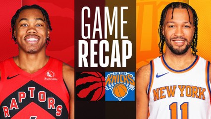 Knicks Dominate Raptors 126-100 | Brunson Scores 38 Points 🏀