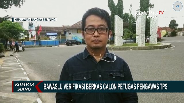 Bawaslu Pangkalpinang Lakukan Verifikasi Berkas Calon Petugas Pengawas TPS