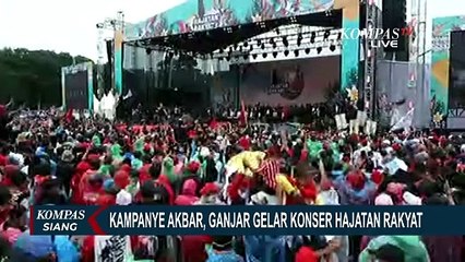 Kampanye Akbar, Ganjar Pranowo Gelar Konser Hajatan Rakyat di Bandung