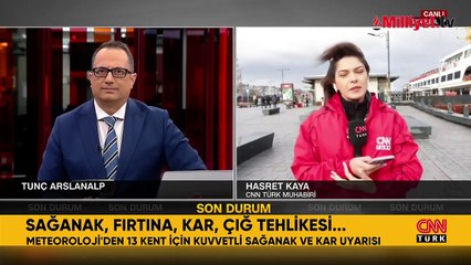 Meteoroloji'den 13 kent için kuvvetli sağanak ve kar uyarısı!