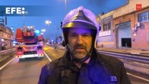 Un incendio, sin heridos, quema nave destinada a taller de vehículos en Humanes (Madrid)
