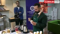 Erzurum Atatürk Üniversitesi'nde öğrencilere kahve demleme eğitimi verildi