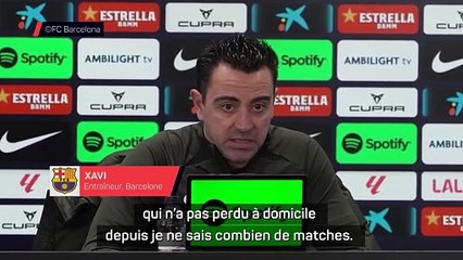 Xavi : "On peut surmonter la différence de points"
