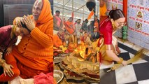 Ram Mandir Udghatan:Kangana Ranaut Ayodhya Hanuman Garhi में Havan-Puja Video,Mandir Cleaning करते..