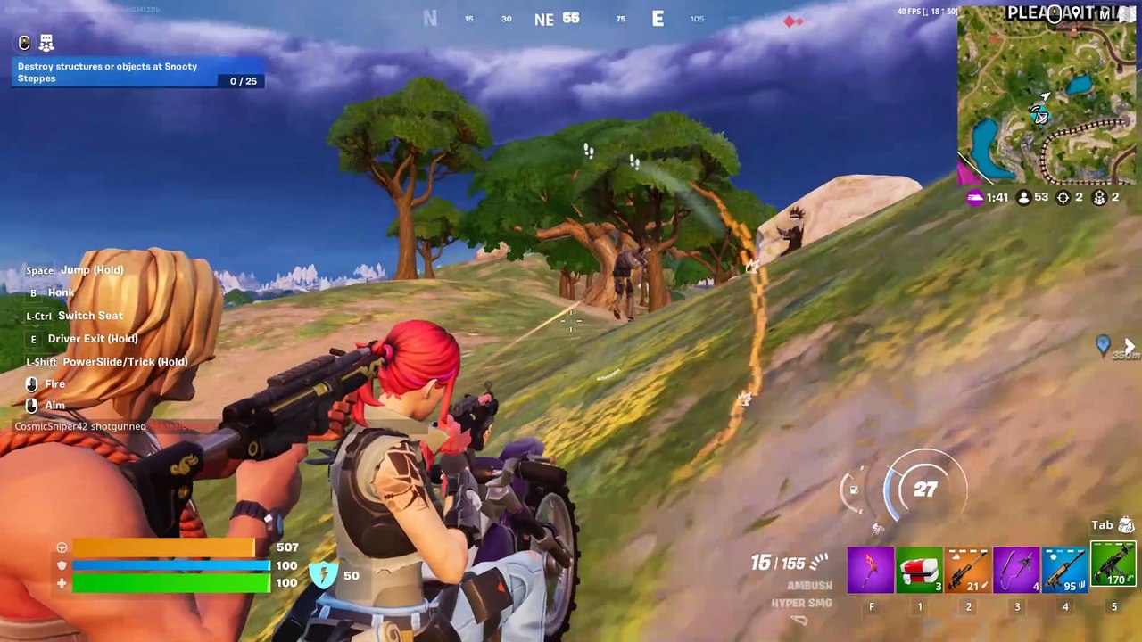 Mastering Underground with 4 Eliminations: Fortnite Season 1 Chapter 5!