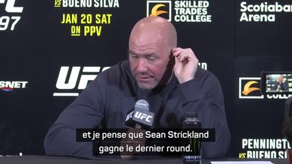 UFC 297 - White pensait que Strickland avait battu Du Plessis