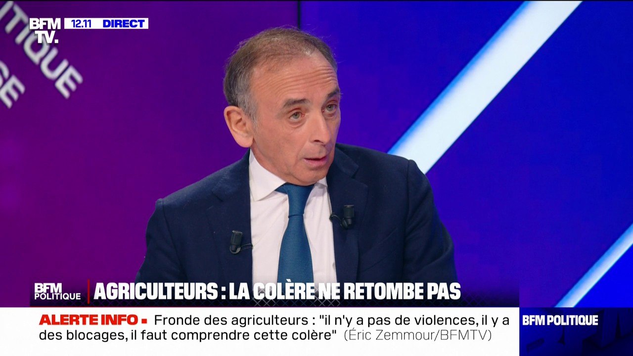 Pour Éric Zemmour, "l'écologie politique, ça fait longtemps que ça commence à bien faire"