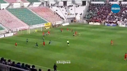 AMEDSPOR MAÇINDA İLK GOL GELDİ