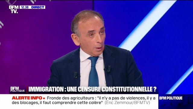 Moi, je veux arrêter l'immigration légale : Éric Zemmour n'est pas satisfait de la loi immigration