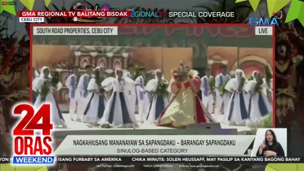 91 Contingents mula Cebu at 2 pang LGU sa labas ng probinsiya, nagpapasiklaban sa Sinulog Grand Mardi Gras | 24 Oras Weekend