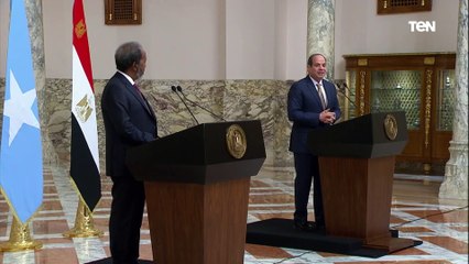 الرئيس السيسي: نرفض الاتفاق بين أرض الصومال وإثيوبيا