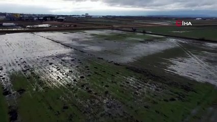 Karacabey Ovası sular altında kaldı