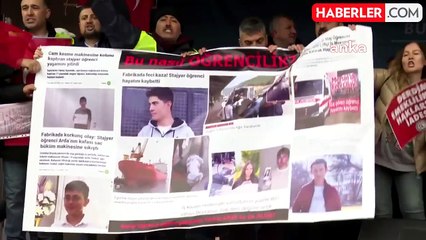 Staj ve Çıraklık Mağdurları Ankara'da Miting Düzenledi