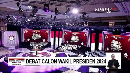 Télécharger la video: [FULL] Debat Keempat Pilpres 2024, Tiga Cawapres Sampaikan Visi-Misi Soal SDA Hingga Pangan