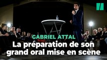 Attal met en scène la préparation de son grand oral à l’Assemblée