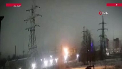 Rusya'da petrol rafinerisinde patlama