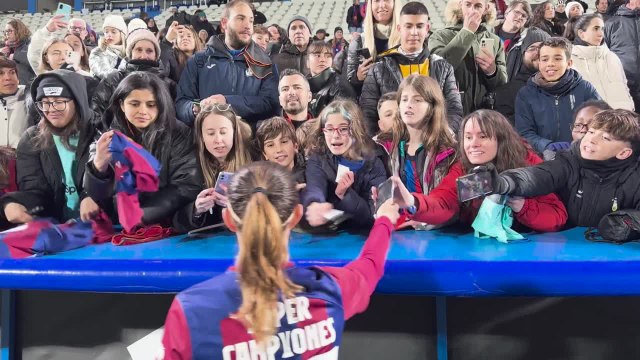 Aitana lo celebró con toda la afición del estadio: así fue el momento