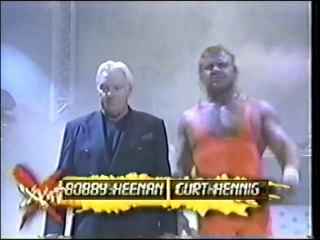 X Wrestling Federation - Curt Hennig (W/Bobby" The Brain" Heenan) vs. Johnny B. Badd