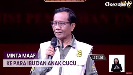 Bicara Masa Depan Bangsa, Mahfud MD Sebut Pedang Hukum Tumpul dan Minta Maaf ke Para Ibu dan Anak Cucu