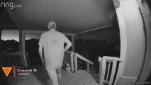 Man Falls While Walking Down Stairs Caught on Ring Camera | Doorbell Camera Video
